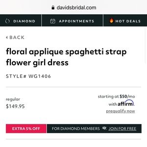 Flower girl dress 2T